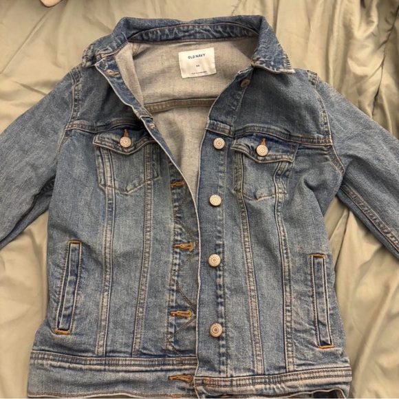 Old Navy Women's Light Blue Jean Jacket - Picture 1 of 3